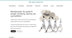 Desktop Screenshot of banktjenester.com